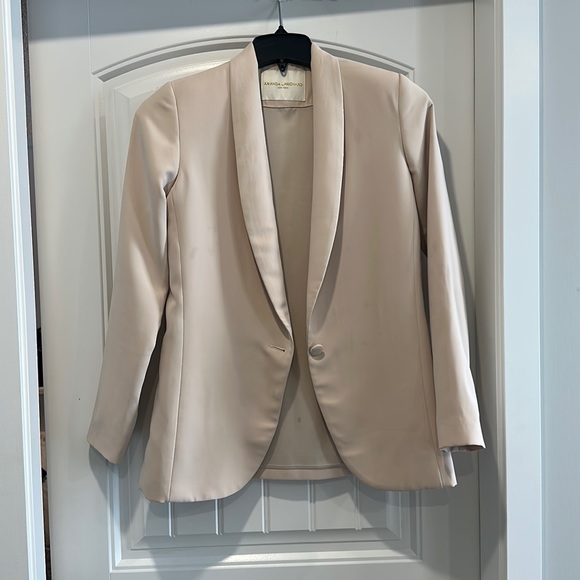 Amanda Uprichard, size small, beige, single breasted - Picture 2 of 7